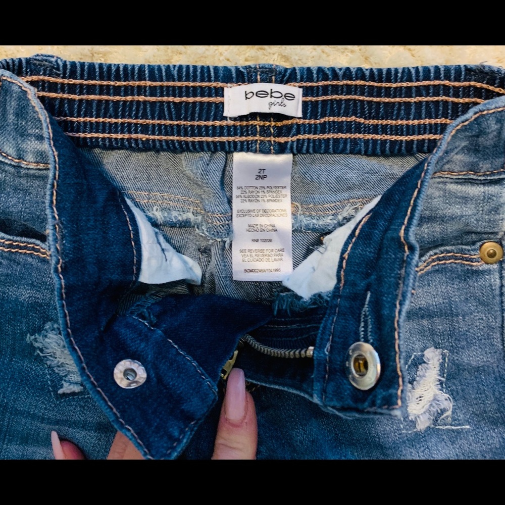 BeBe Girls Jeans 2T NWT - Picture 4 of 4